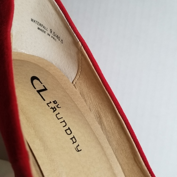 CL by Laundry Red Platform Stiletto Heels - Picture 5 of 6